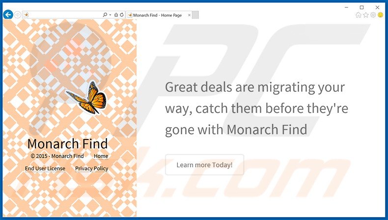 software publicitario Monarch Find