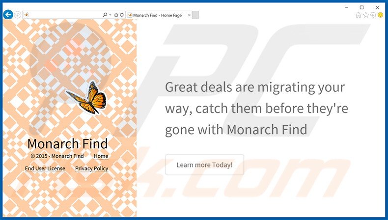 software publicitario Monarch Find
