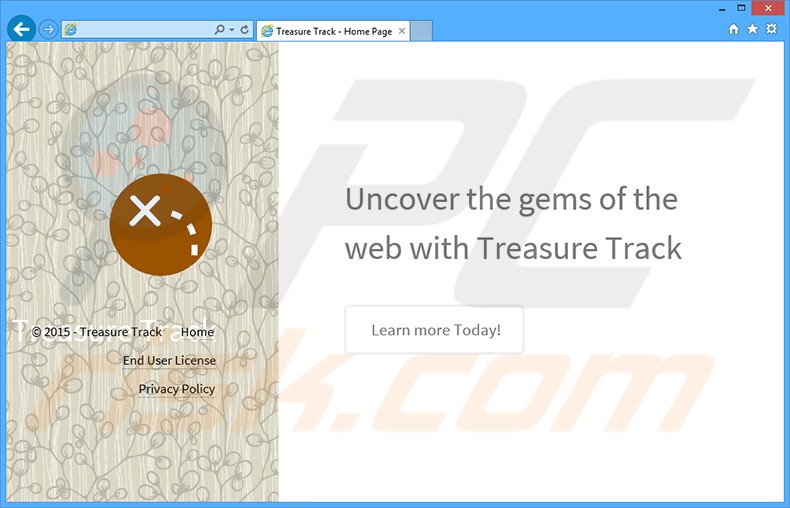 software publicitario Treasure Track
