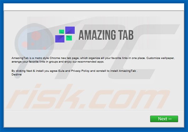 Instalación oficial del software publicitario AmazingTab