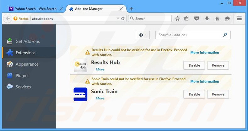 Eliminando searchinterneat-a.akamaihd.net de las extensiones de Mozilla Firefox