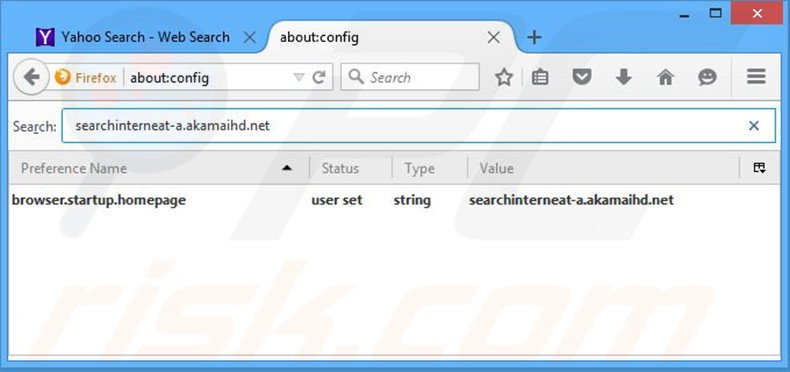 Eliminar searchinterneat-a.akamaihd.net del motor de búsqueda por defecto de Mozilla Firefox