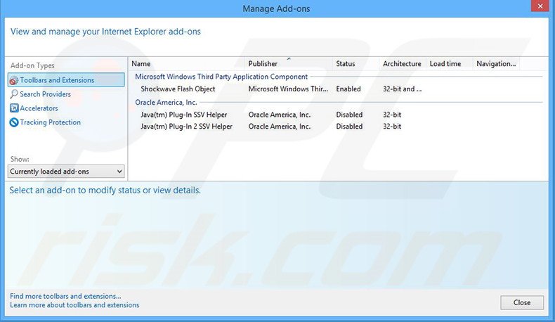 Eliminando las extensiones relacionadas con Search Know en Internet Explorer