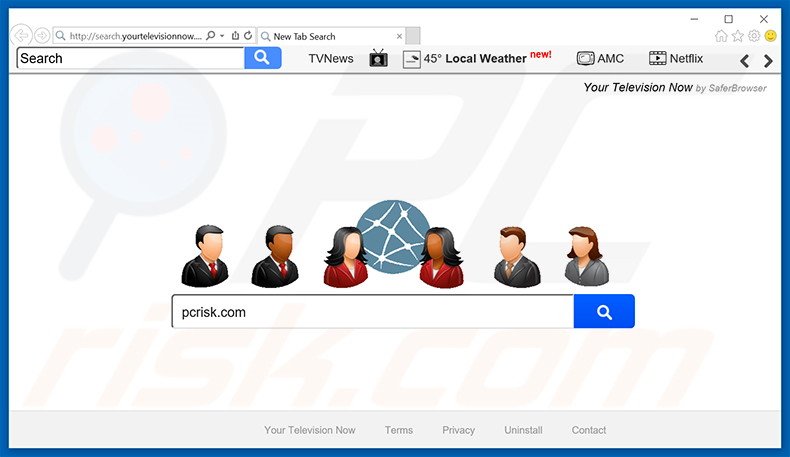 secuestrador de navegadores search.yourtelevisionnow.com