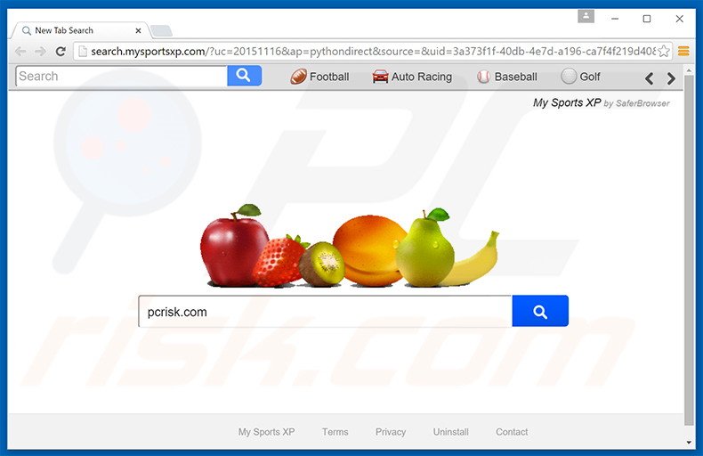 secuestrador de navegadores search.mysportsxp.com