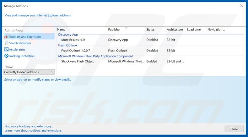 Eliminando los anuncios de Re-Markit de Internet Explorer paso 2