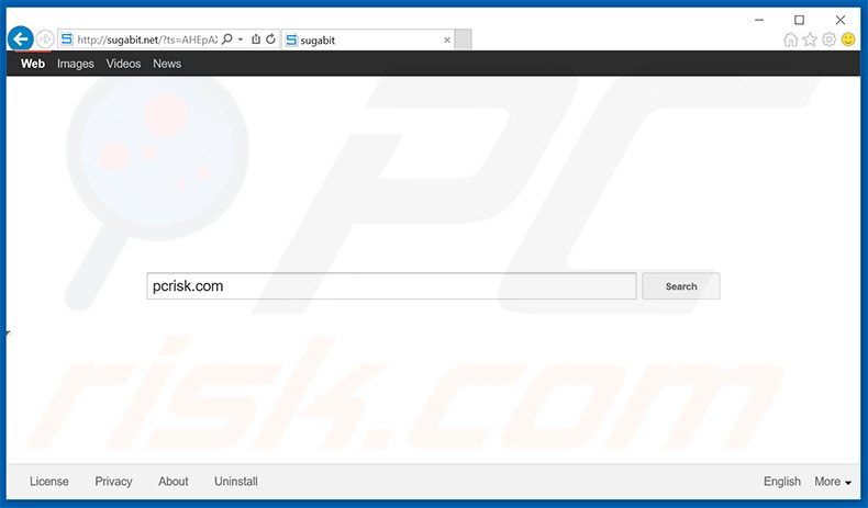 secuestrador de navegadores sugabit.net