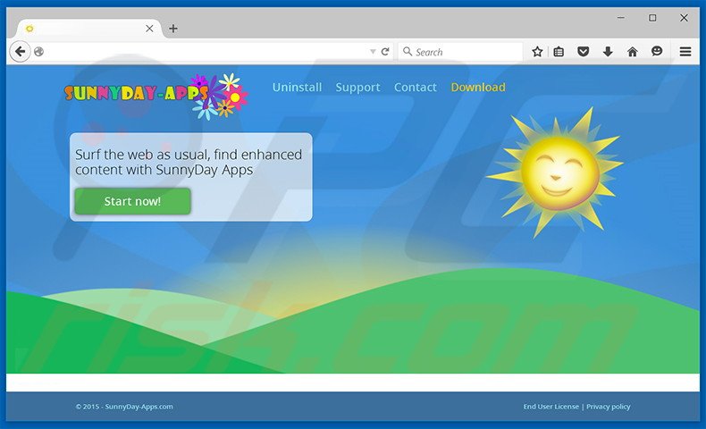 software publicitario de SunnyDay-Apps