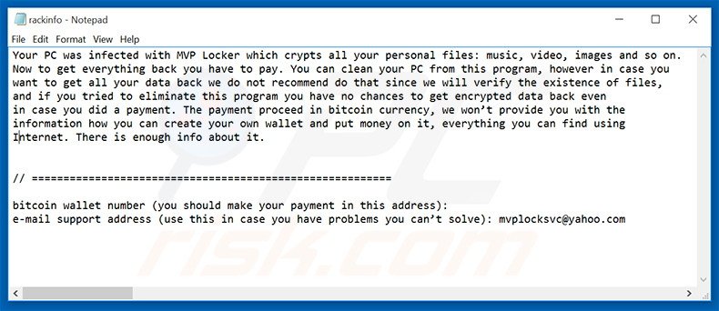 instrucciones desencriptación RackCrypt