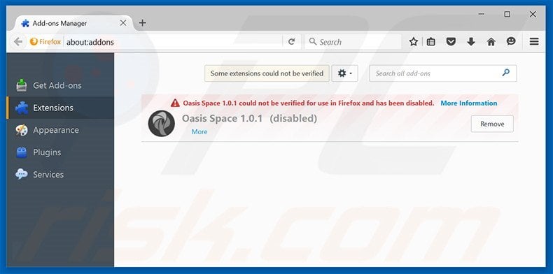 Eliminando zeta-search.com de las extensiones de Mozilla Firefox