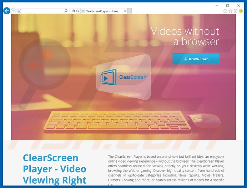 software publicitario ClearScreen Player