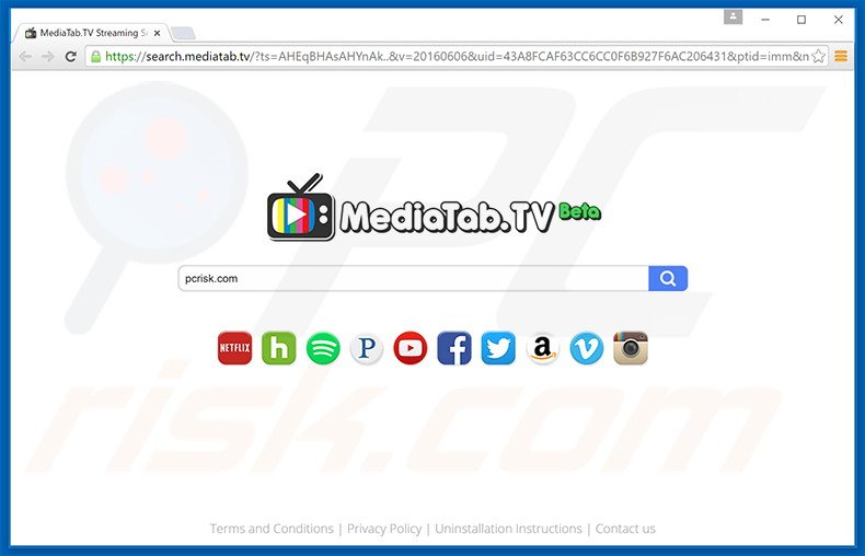 secuestrador de navegadores search.mediatab.tv