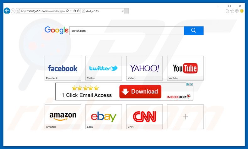 secuestrador de navegadores startgo123.com