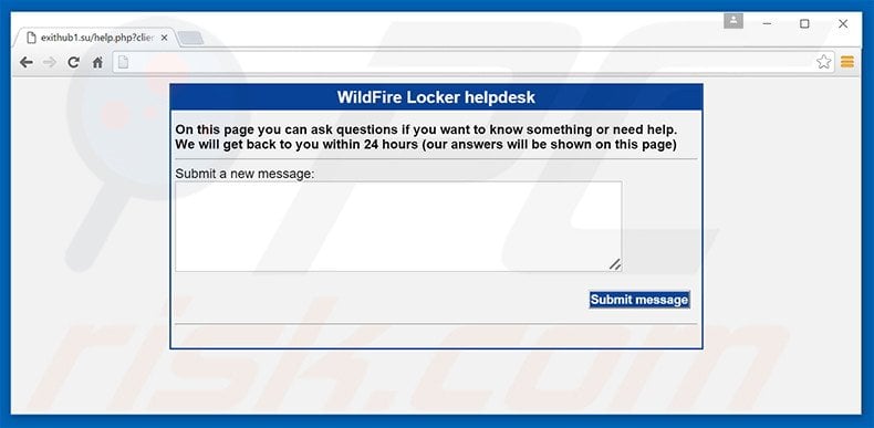 soporte web WildFire Locker