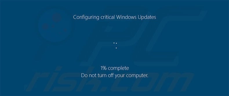 actualización fraudulenta de Windows por Fantom