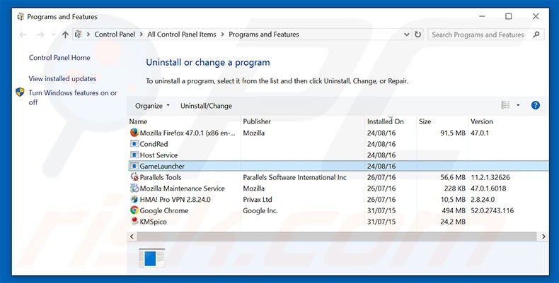 desinstalar el software publicitario Ad by netutils del Panel de control