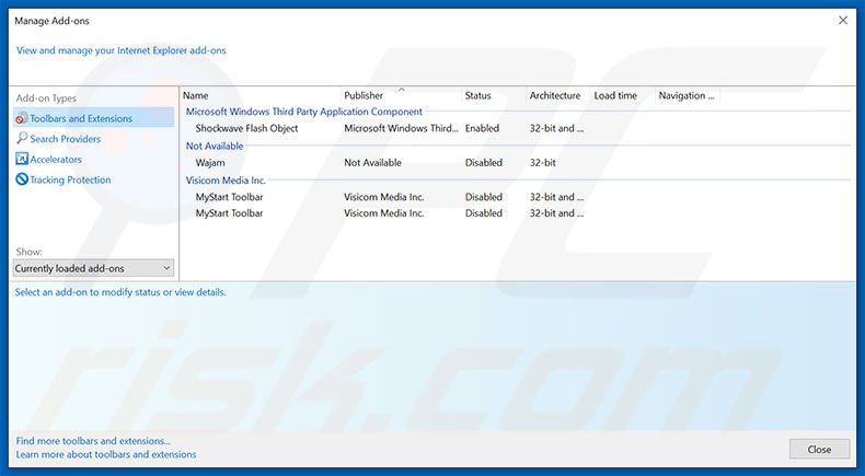 Eliminando los anuncios de You have a ZEUS virus de Internet Explorer paso 2