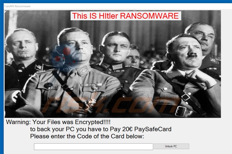 variante actualizada del ransomware Hitler