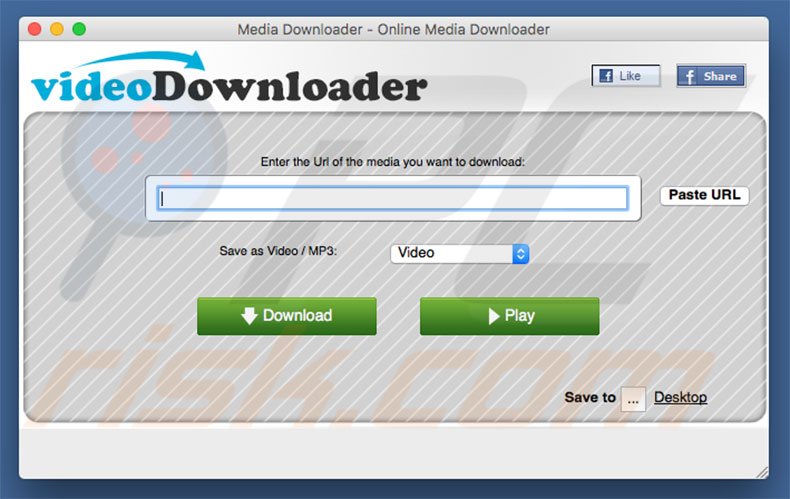 aplicación MediaDownloader (videoDownloader)