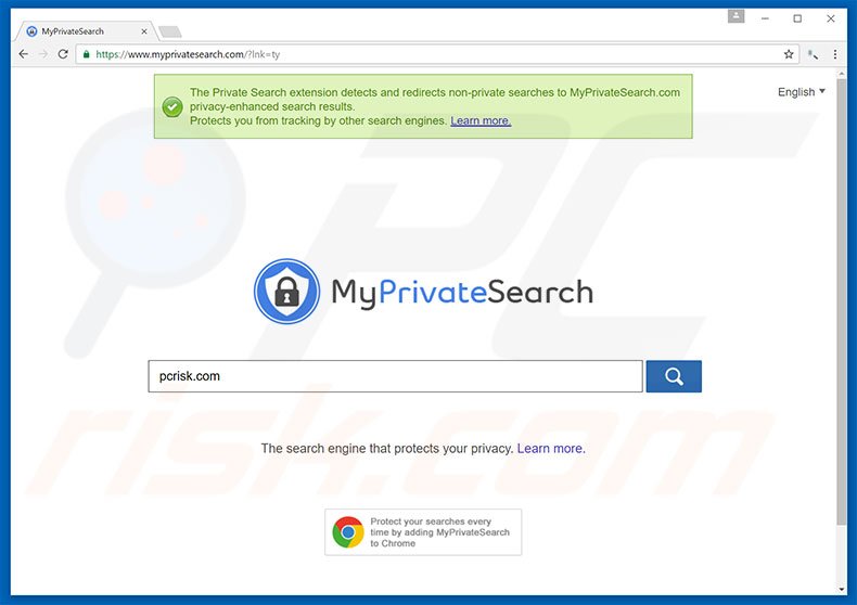 myprivatesearch.com secuestrador del navegador