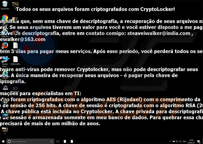 instrucciones desencriptación CryptON CryptoLocker