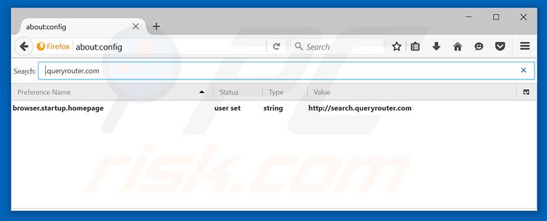 Eliminar search.queryrouter.com del motor de búsqueda por defecto de Mozilla Firefox