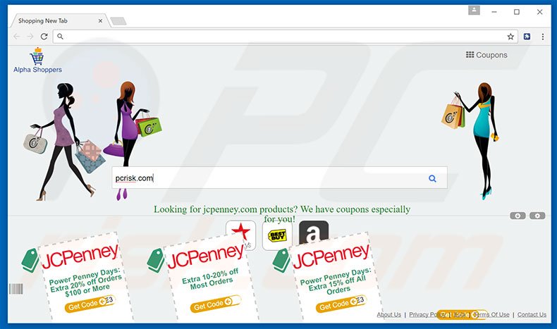 Alpha Shoppers adware