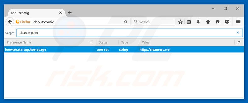 Eliminar cleanserp.net del motor de búsqueda por defecto de Mozilla Firefox