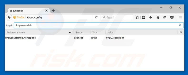 Eliminar search.hr del motor de búsqueda por defecto de Mozilla Firefox