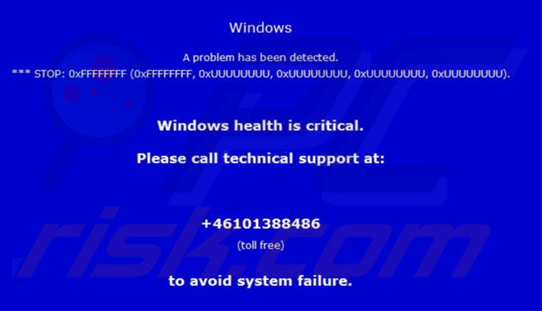 estafa Windows Health Is Critical
