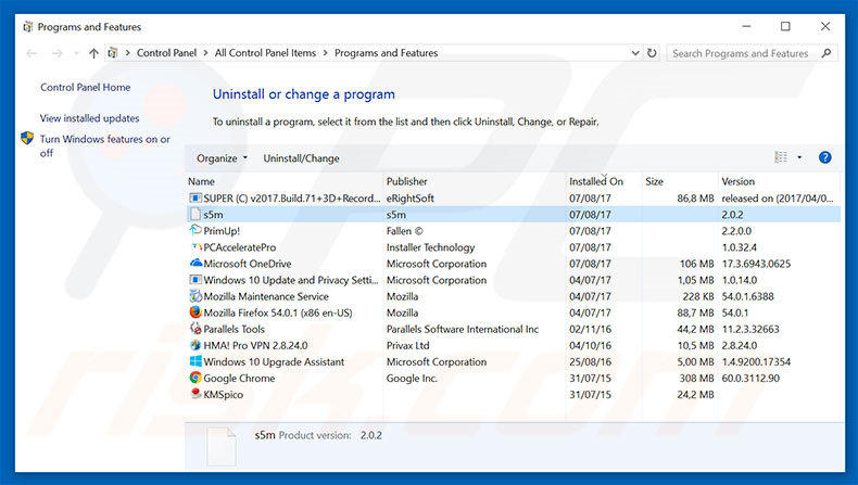 desinstalar el secuestrador de navegadores go.myquery.net desde el Panel de control