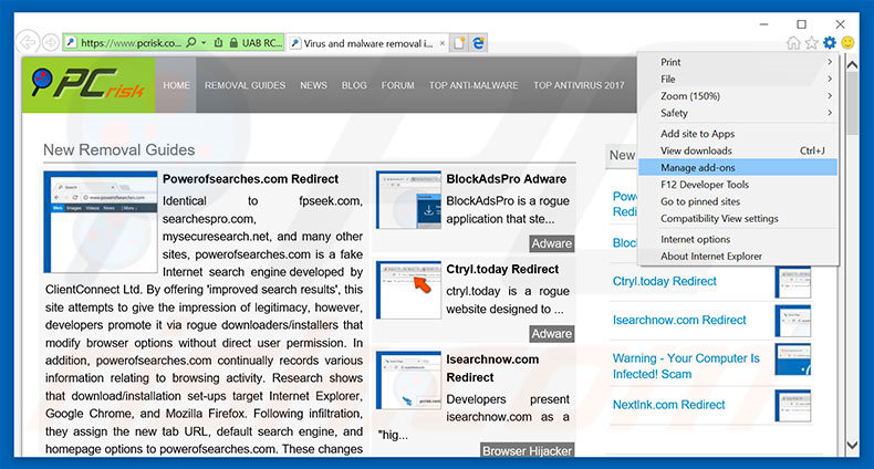 Eliminando los anuncios de Microsoft System Security Alert de Internet Explorer paso 1