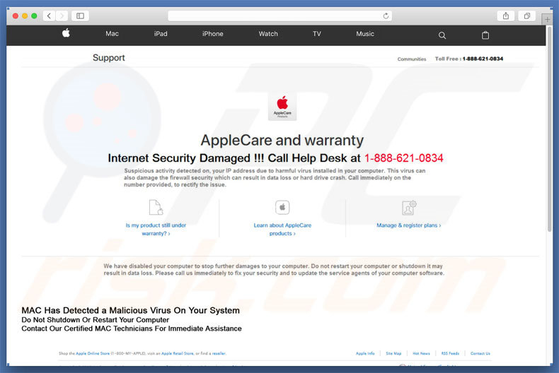 estafa AppleCare And Warranty