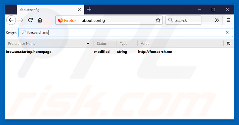 Eliminar foxsearch.me del motor de búsqueda por defecto de Mozilla Firefox