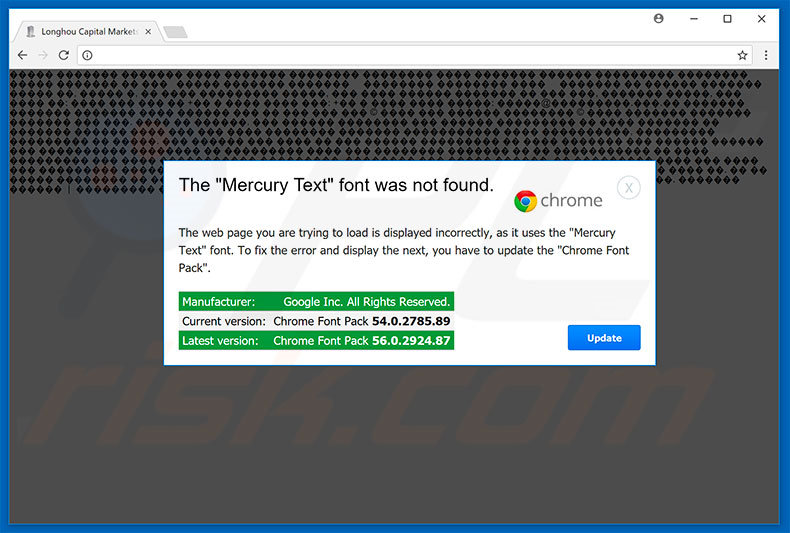 versión The Mercury Text Font Was Not Found Google Chrome