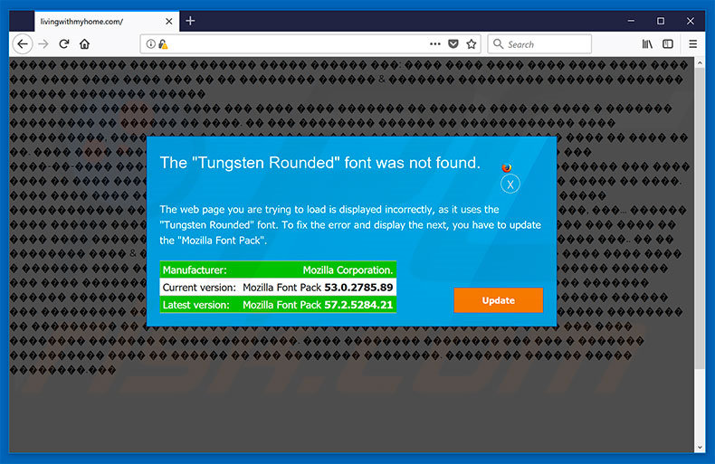 The Tungsten Rounded Font Was Not Found Mozilla Firefox