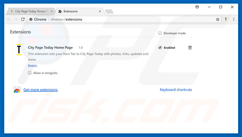 Eliminando los anuncios de Windows Detected ZEUS Virus de Google Chrome paso 2