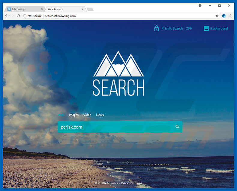 secuestrador de navegadores search.iezbrowsing.com