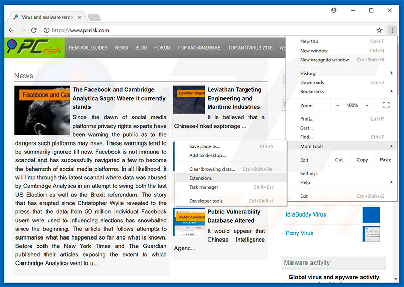 Paso a paso para eliminar los anuncios de Pokki de Google Chrome 1