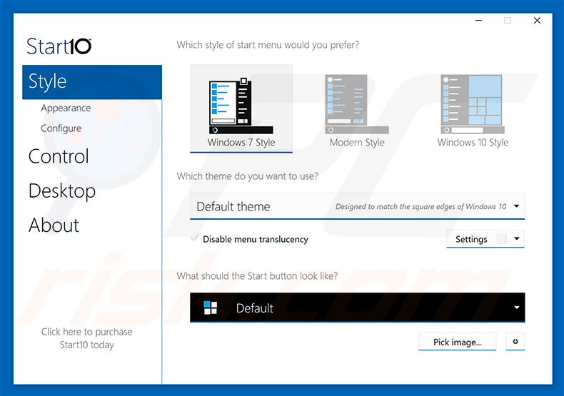 aplicación Start10: Software from Stardock