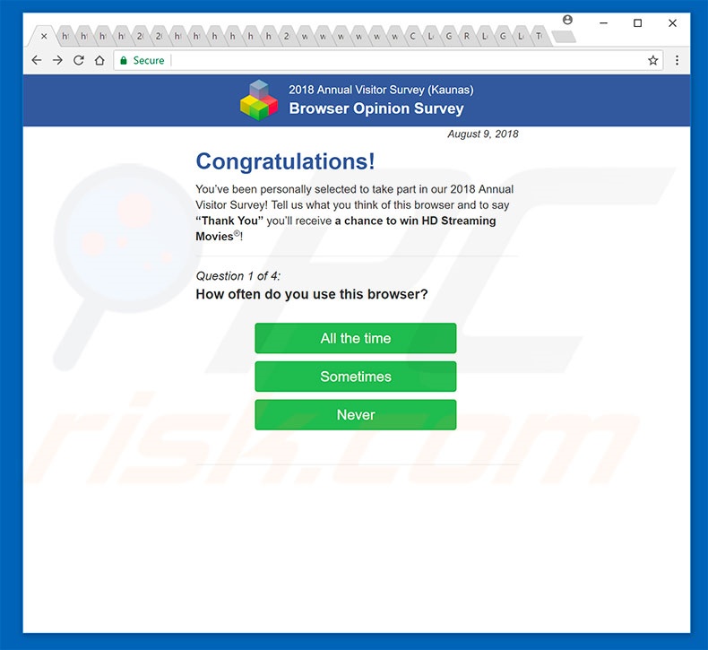 estafa Browser Opinion Survey