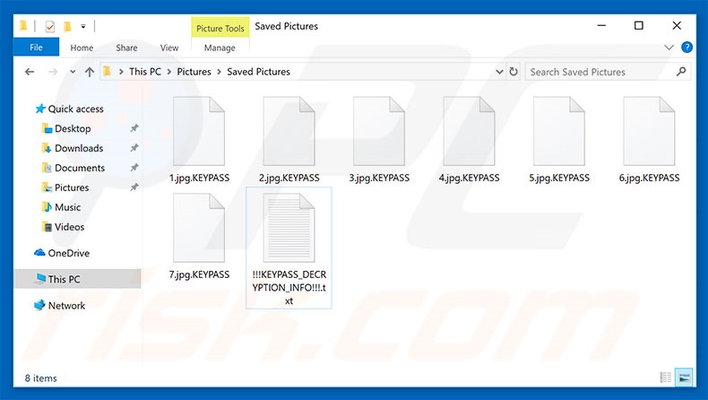 archivos cifrados por KEYPASS