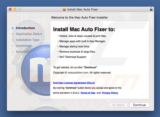 instalación mac auto fixer