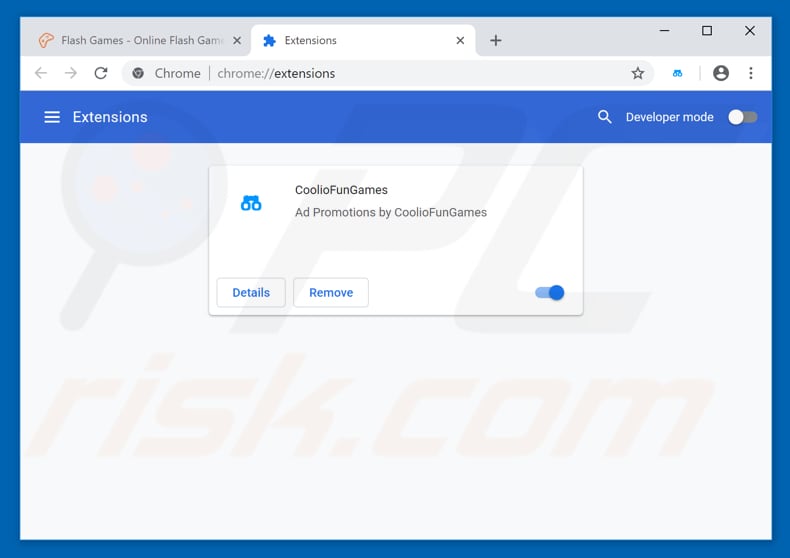 Eliminando los anuncios filezog.com de Google Chrome paso 2