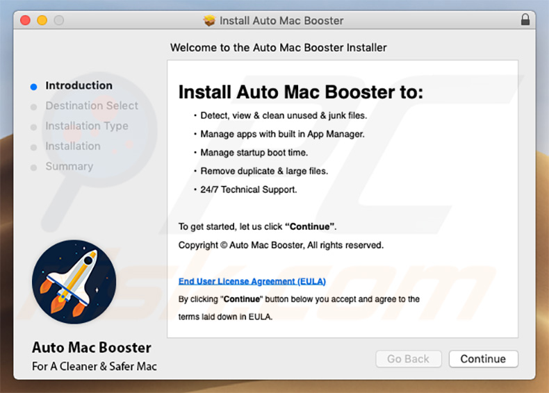 instalador de Auto Mac Booster