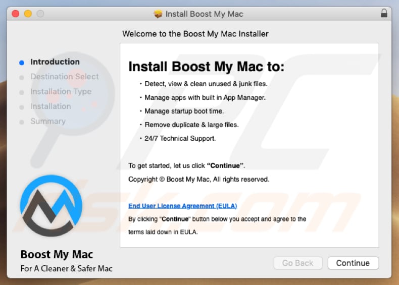 instalador Boost My Mac
