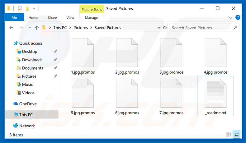 archivos cifrados por Promos