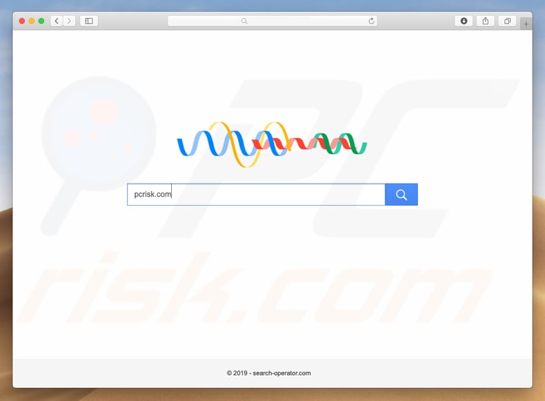 secuestrador de navegadores search-operator.com en un equipo de Mac