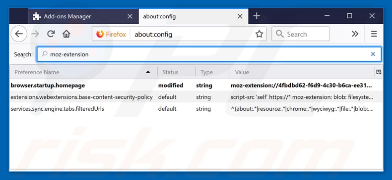 Eliminar search.searchm3w1.com del motor de búsqueda por defecto de Mozilla Firefox