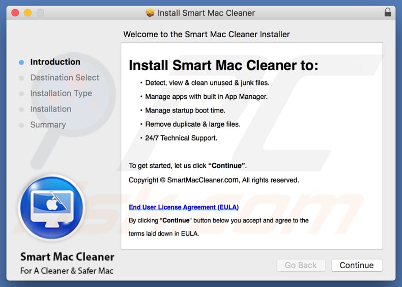 instalador Smart Mac Cleaner